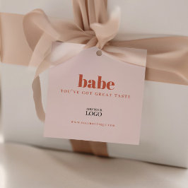 生意気フェミニンな小規模企業のラベル フェイバータグ