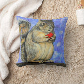 生意気絵画なリス クッション (ブランケット)