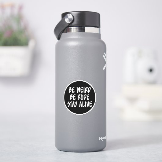 生意気風変わりにステッカーを貼れ シール (HydroFlask)