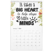 生愛教え カレンダー (1月 2026)