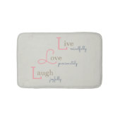 生愛笑い バスマット (正面)