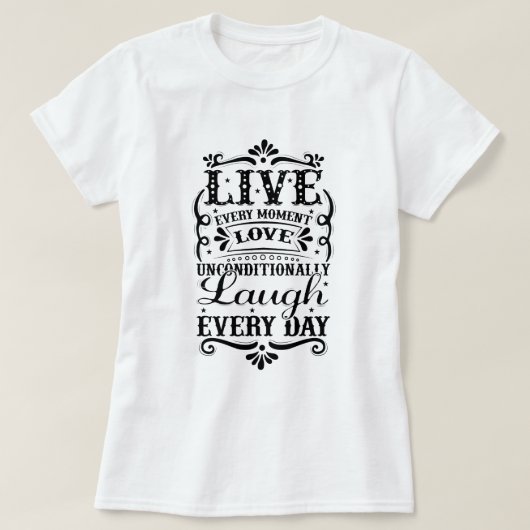 生愛笑い Tシャツ (デザイン正面)