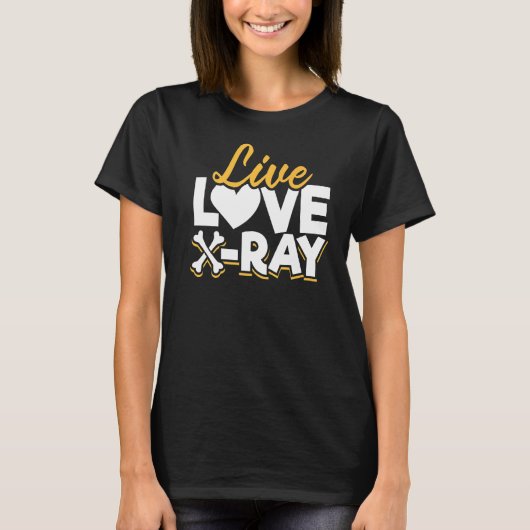 生愛X線放射線技師 Tシャツ (正面)