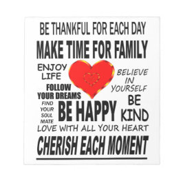 生感動的きる言葉 ノートパッド