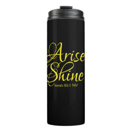 生感動的まれ輝く信仰ブラックサーマル タンブラー