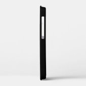 生感動的まれ輝く信仰ブラック Case-Mate iPhoneケース (裏面 / 左)