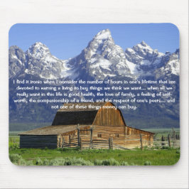 生感動的命の鉄 マウスパッド