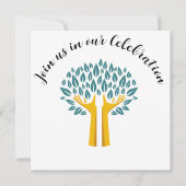 生感動的命癌の生存者パーティー 招待状 (正面)