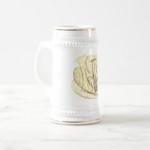 生感動的語アートマグ ビールジョッキ (正面左)