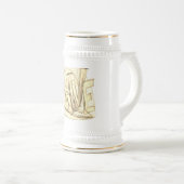 生感動的語アートマグ ビールジョッキ (正面右)