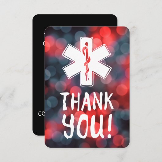 生感謝してい活の星 招待状 (正面/裏面)