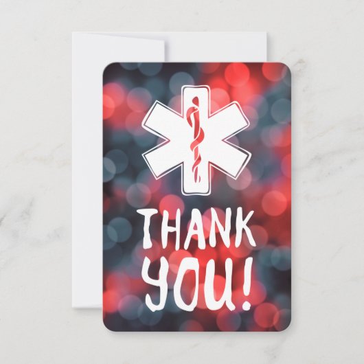 生感謝してい活の星 招待状 (正面)