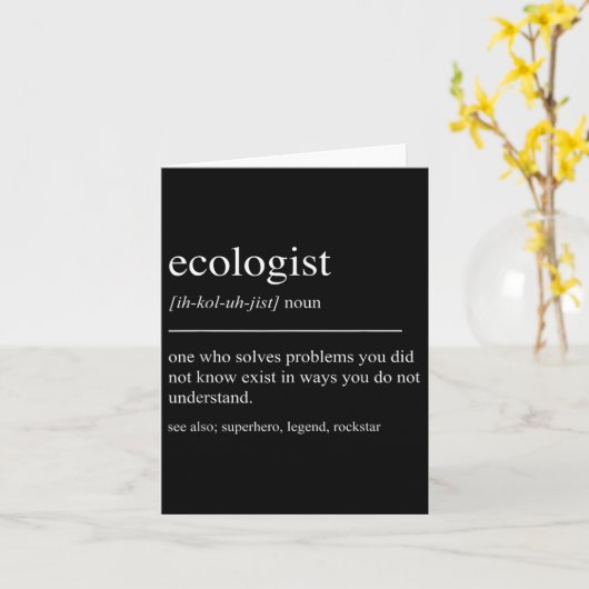 生態学おもしろい定義生態環境P カード (黄色い花)