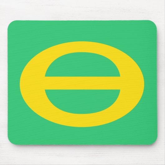 生態学の旗のマウスパッド マウスパッド (正面)