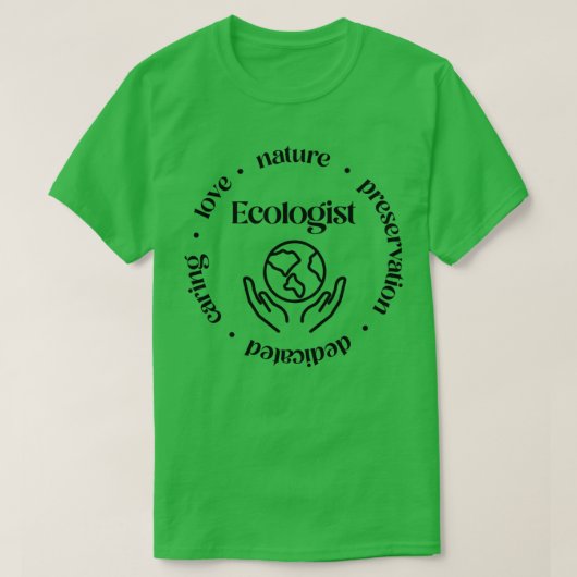 生態学者 Tシャツ (デザイン正面)