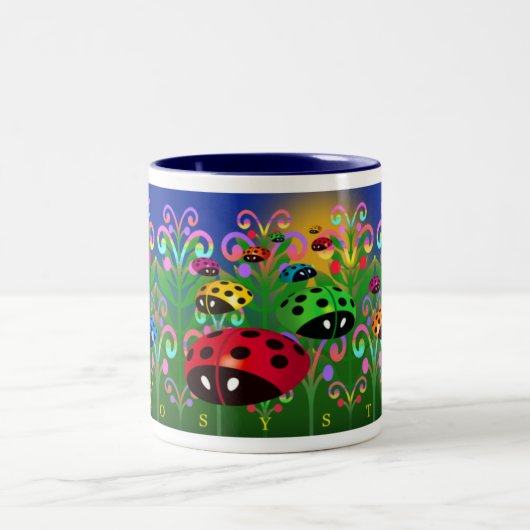 生態系のマグ ツートーンマグカップ (中央)