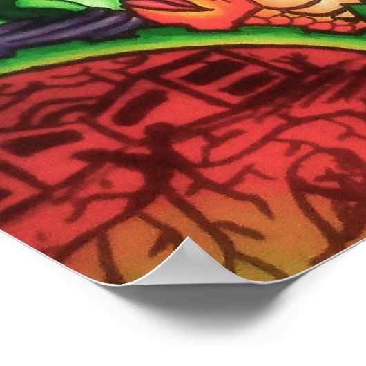 生態系保全をテーマにしたポスター ポスター (角)