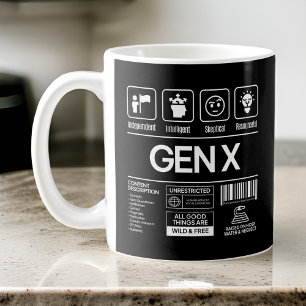 生成おもしろいX記述特性 コーヒーマグカップ