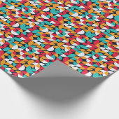 生成アート:カラフル三角形パターン ラッピングペーパー (角)