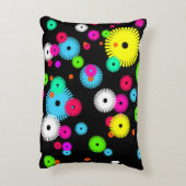 生成デザインパターン，抽象芸術グラフィックアート アクセントクッション (裏面(縦))