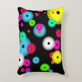 生成デザインパターン，抽象芸術グラフィックアート アクセントクッション (正面(垂直))