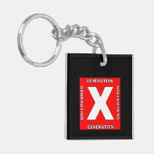 生成Xキーチェーン キーホルダー (正面左)