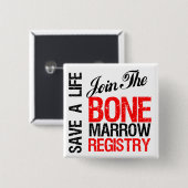 生救活が登録の骨髄供与者に加わる 缶バッジ (正面&裏面)