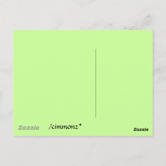 生春豆 ポストカード (裏面)