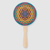 生曼荼羅の花 ハンドファン (正面)