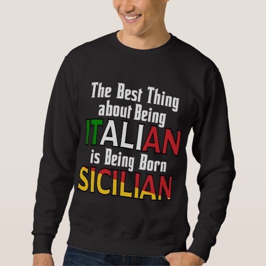 生最高のきることイタリアン スウェットシャツ (正面)