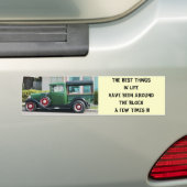 生最高のき物はのまわりにBLO... バンパーステッカー (車上)