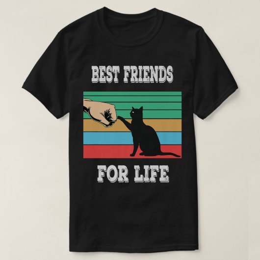 生最高のの友猫、母猫、パパ、猫プレミ Tシャツ (デザイン正面)