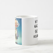 生最高の活の友達 コーヒーマグカップ (中央)