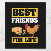 生最高の活の友達 ワインラベル (シングルラベル)