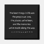 「生最高の活物」引用文磁石 マグネット (正面)