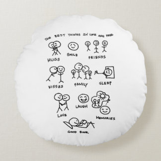 生最高の物は園芸を含む自由だ ラウンドクッション