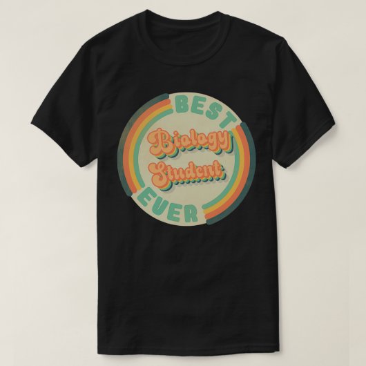 生最高の物学おもしろい生最高の学生 Tシャツ (デザイン正面)