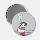 生来活の人形 マグネット (正面/裏面)