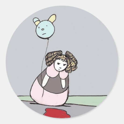 生来活の人形 ラウンドシール (正面)