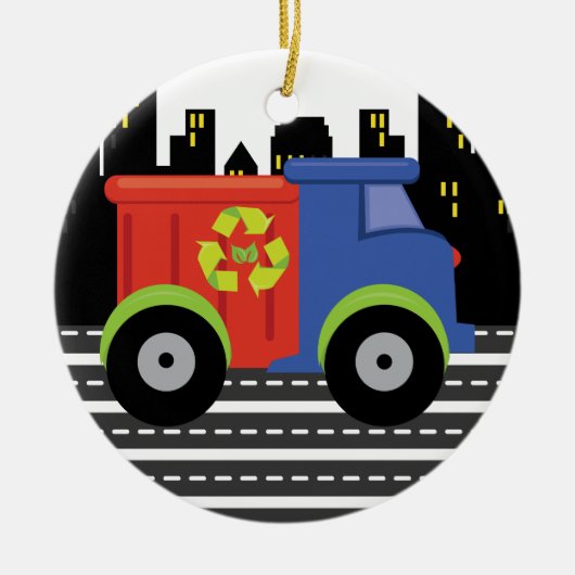 生業 – 廃棄物処理 – 生ごみ – リサイクル セラミックオーナメント (正面)