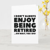 生楽しむき退職した カード (黄色い花)