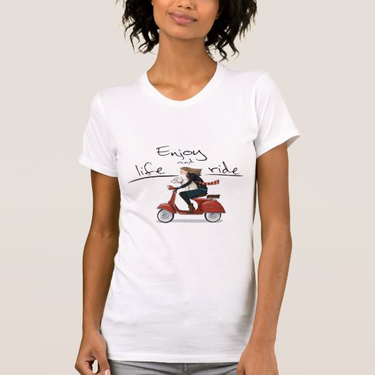 生楽しむ活と乗り換えTシャツ Tシャツ (正面)