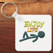生楽しむ活 キーホルダー (正面)