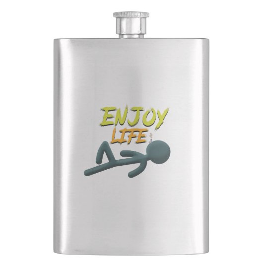 生楽しむ活 フラスク (正面)