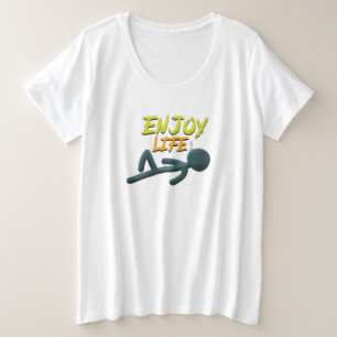 生楽しむ活 プラスサイズTシャツ