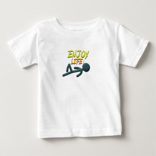 生楽しむ活 ベビーTシャツ (正面)