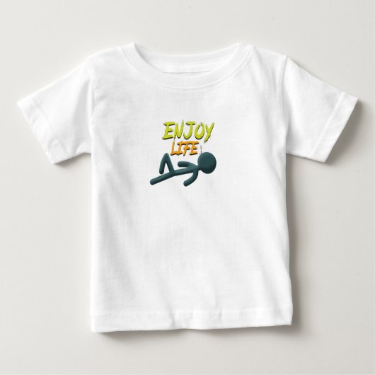 生楽しむ活 ベビーTシャツ (正面)