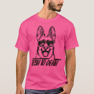 生死にかわいい犬恋人ノベルティことわざ90S Tシャツ