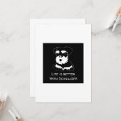 生死はシュナウザーの方が好い カード (正面/裏面インサイチュ)