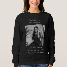 生死ミニマル記念撮影お祝い スウェットシャツ